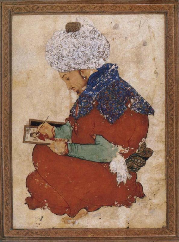 Muslim artist An idealized portrait of Bihzad china oil painting image